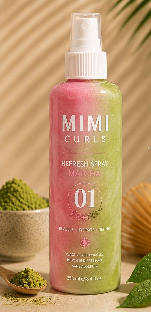 Refresh Spray Matcha Mimi Curls, flacon 250 ml